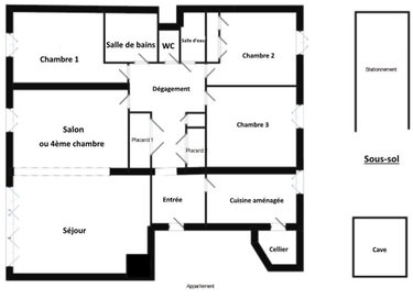 Appartement a vendre Le Mans 72000 Sarthe 103 m2 5 pièces 186000 euros