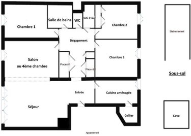 Appartement a vendre Le Mans 72000 Sarthe 103 m2 5 pièces 174000 euros