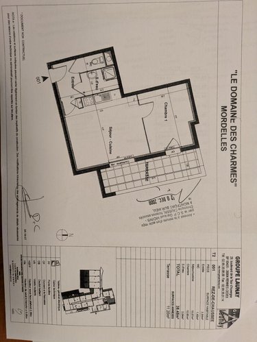 Appartement a vendre Mordelles 35310 Ille-et-Vilaine 38 m2 2 pièces 131000 euros