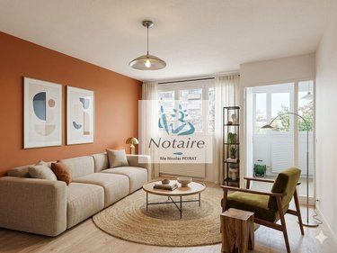 Appartement a vendre Chalon-sur-Saône 71100 Saône-et-Loire 84 m2 3 pièces 92000 euros