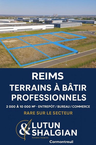 Terrain a batir a vendre Reims 51100 Marne 5268 m2  510000 euros