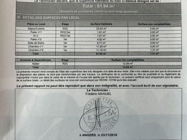 Location maison Chaudefonds-sur-Layon 49290 Maine-et-Loire 62 m2 3 pièces 615 euros