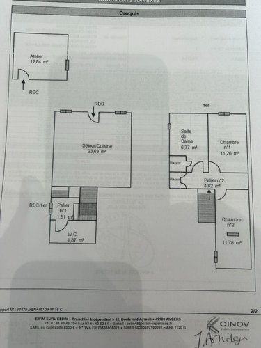 Location maison Chaudefonds-sur-Layon 49290 Maine-et-Loire 62 m2 3 pièces 615 euros