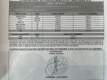 Location maison Chaudefonds-sur-Layon 49290 Maine-et-Loire 62 m2 3 pièces 615 euros