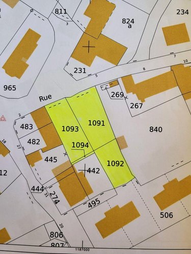 Terrain a batir a vendre Roscoff 29680 Finistère 666 m2  184250 euros