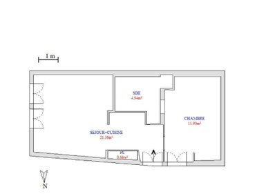 Appartement a vendre Marseille 2e Arrondissement 13002 Bouches-du-Rhône 39 m2 2 pièces 198000 euros