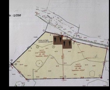 Terrain a batir a vendre Quimperlé 29300 Finistère 501 m2  156312 euros