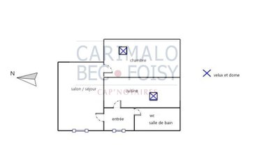 Appartement a vendre Bonneval 28800 Eure-et-Loir 44 m2 2 pièces 55000 euros