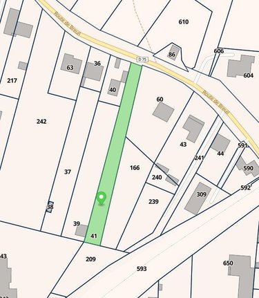 Terrain a batir a vendre Guéret 23000 Creuse 960 m2  20000 euros