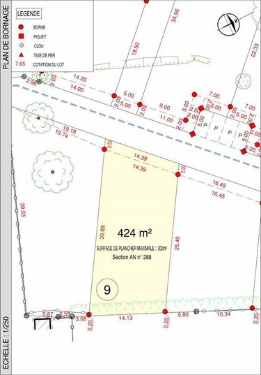 Terrain a batir a vendre Chemillé-en-Anjou 49120 Maine-et-Loire 424 m2  80000 euros