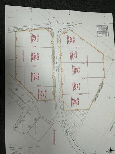 Terrain a batir a vendre Ervillers 62121 Pas-de-Calais 1181 m2  55000 euros