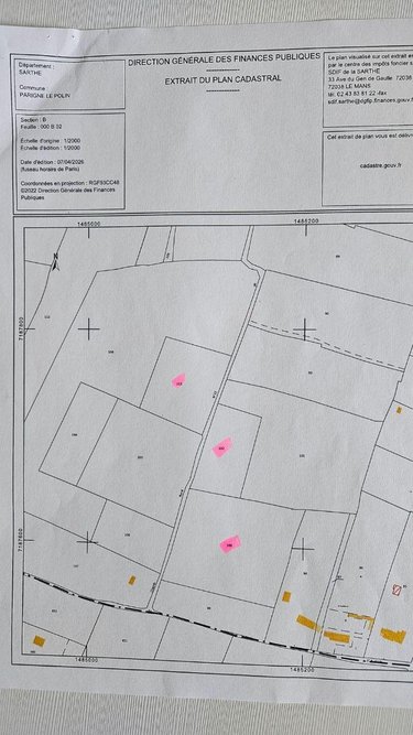 Terrains de loisirs bois etangs a vendre Parigné-le-Pôlin 72330 Sarthe 17750 m2  9500 euros