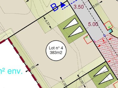 Terrain a batir a vendre Saint-Erblon 35230 Ille-et-Vilaine 473 m2  105600 euros