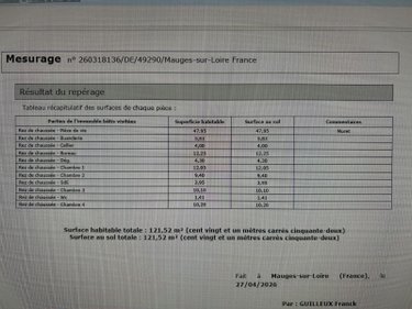 Maison a vendre Saint-Laurent-de-la-Plaine 49290 Maine-et-Loire 122 m2 5 pièces 211800 euros