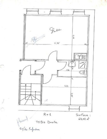 Appartement a vendre Brest 29200 Finistère 42 m2 2 pièces 45000 euros