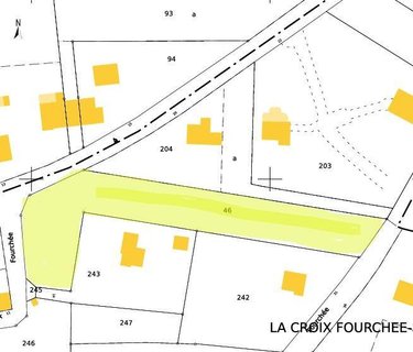 Terrain a batir a vendre Les Fougerêts 56200 Morbihan 3150 m2  32400 euros