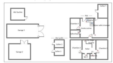 Maison a vendre Écueillé 36240 Indre 100 m2 7 pièces 125990 euros
