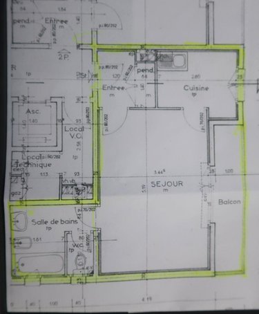 Appartement a vendre Châtellerault 86100 Vienne 31 m2 1 pièce 39000 euros