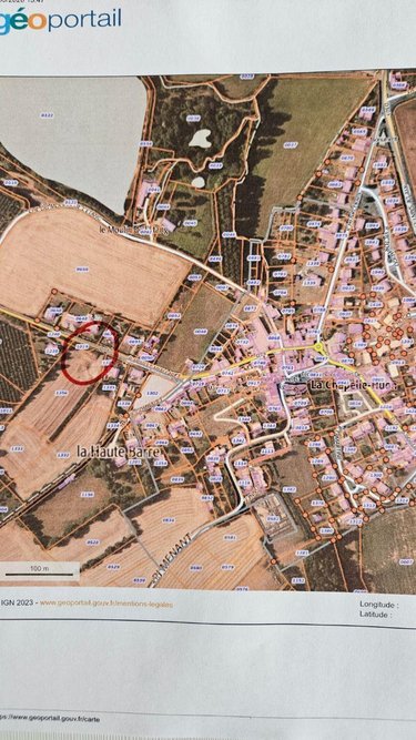 Terrain a batir a vendre La Chapelle-Huon 72310 Sarthe 3000 m2  22000 euros