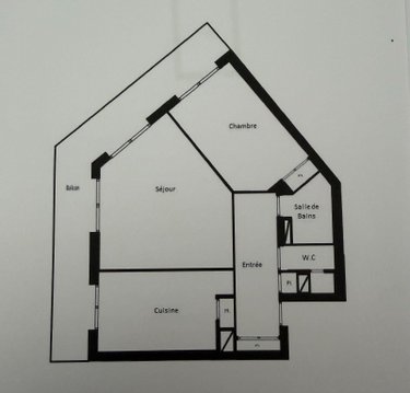Appartement a vendre Chambéry 73000 Savoie 55 m2 2 pièces 165000 euros