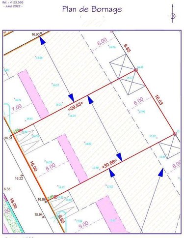 Terrain a batir a vendre Quimper 29000 Finistère 486 m2  87000 euros