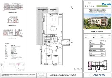 Location appartement Bailleul 59270 Nord 72 m2 3 pièces 820 euros