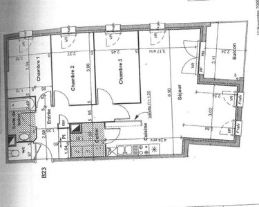 Location appartement Pacé 35740 Ille-et-Vilaine 77 m2 4 pièces 921 euros