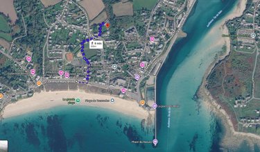 Terrain a batir a vendre Audierne 29770 Finistère 826 m2  64700 euros