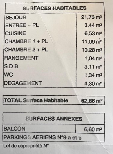 Appartement a vendre Fismes 51170 Marne 62 m2 3 pièces 90000 euros