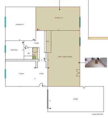 Maison a vendre Écueillé 36240 Indre 77 m2 4 pièces 80625 euros