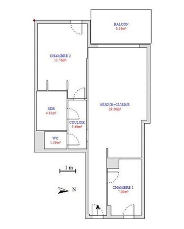 Appartement a vendre Marseille 8e Arrondissement 13008 Bouches-du-Rhône 60 m2 3 pièces 295000 euros