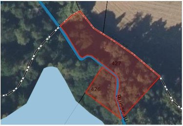 Terrains de loisirs bois etangs a vendre Bédée 35137 Ille-et-Vilaine 1240 m2  860 euros