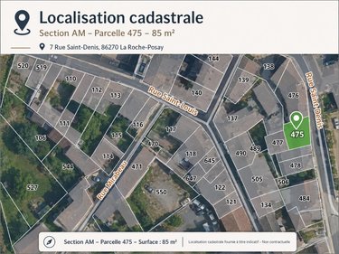Maison a vendre La Roche-Posay 86270 Vienne 89 m2 3 pièces 75600 euros