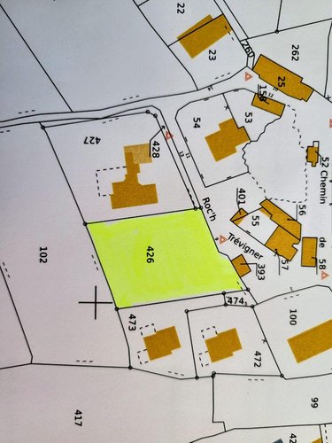 Terrain a batir a vendre Roscoff 29680 Finistère 1040 m2  218240 euros