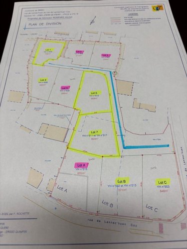 Terrain a batir a vendre Briec 29510 Finistère  85200 euros