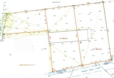 Terrain a batir a vendre Bains-sur-Oust 35600 Ille-et-Vilaine 890 m2  55120 euros
