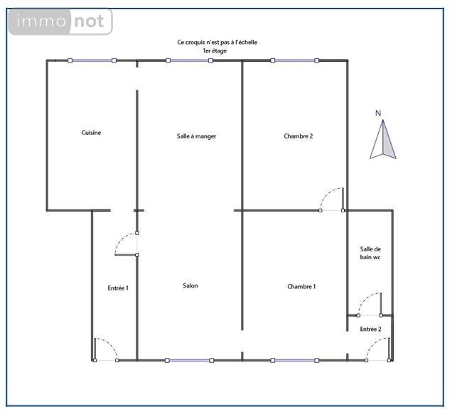 Appartement a vendre Guise 02120 Aisne 98 m2 4 pièces 65000 euros