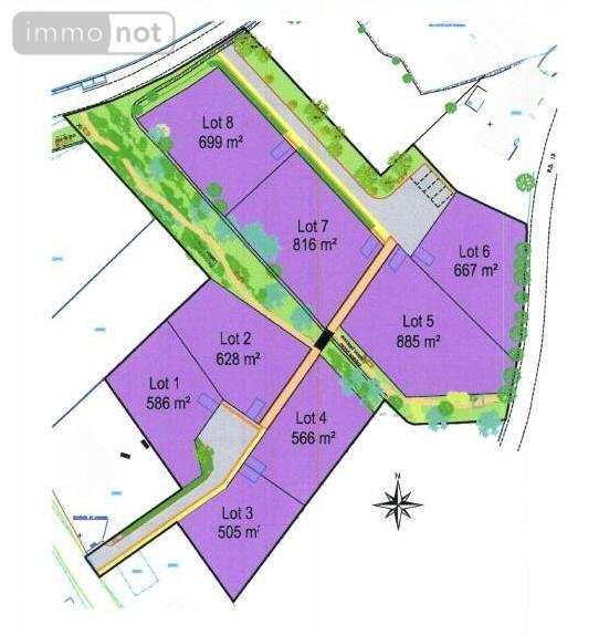 Terrain a batir a vendre Val-d'Arcomie 15320 Cantal 4685 m2  15 euros