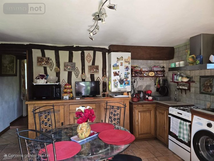 Viager maison Asnières 27260 Eure 104 m2 4 pièces 109000 euros