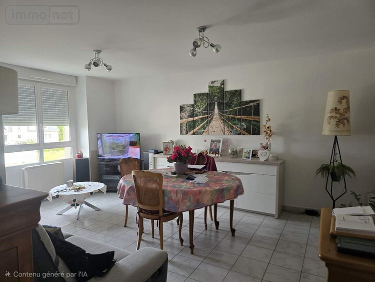 Appartement a vendre Pont-Audemer 27500 Eure 68 m2 3 pièces 157560 euros