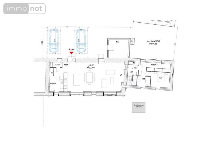 Maison a vendre Noyal-sur-Vilaine 35530 Ille-et-Vilaine 180 m2 2 pièces 174410 euros