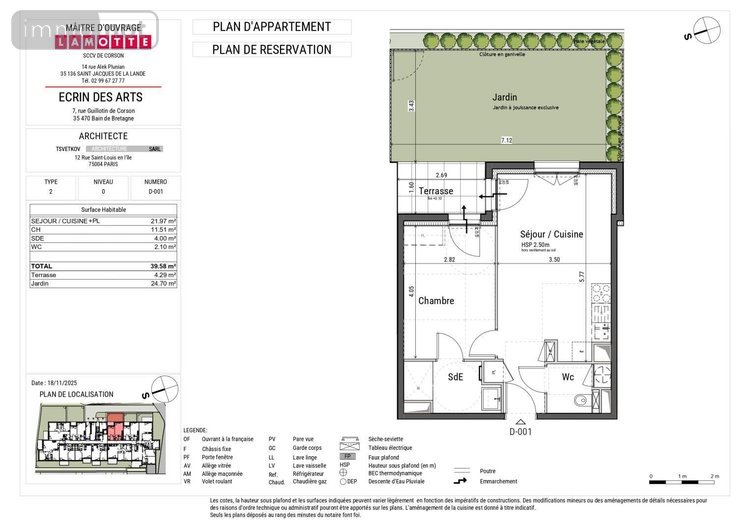 Appartement a vendre Bain-de-Bretagne 35470 Ille-et-Vilaine 40 m2 2 pièces 146000 euros