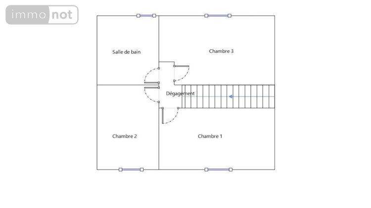 Maison a vendre Cherbourg-en-Cotentin 50100 Manche 75 m2 4 pièces 177920 euros