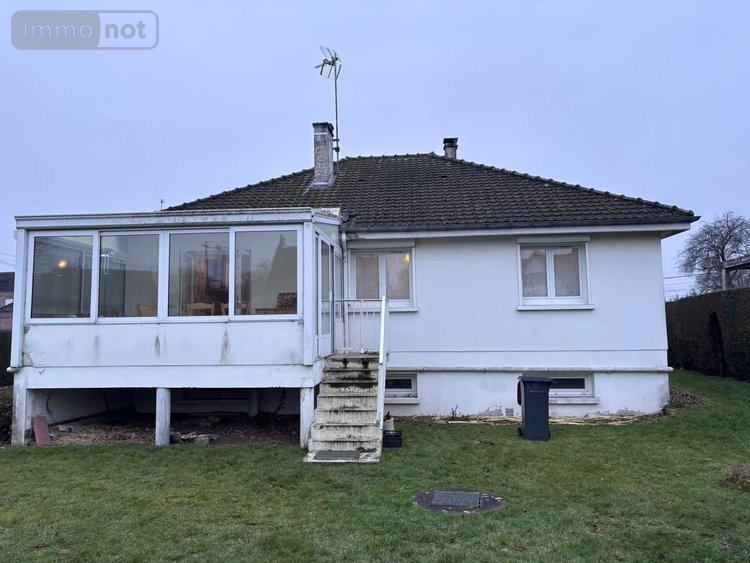 Maison a vendre Crécy-en-Ponthieu 80150 Somme 92 m2 5 pièces 189500 euros