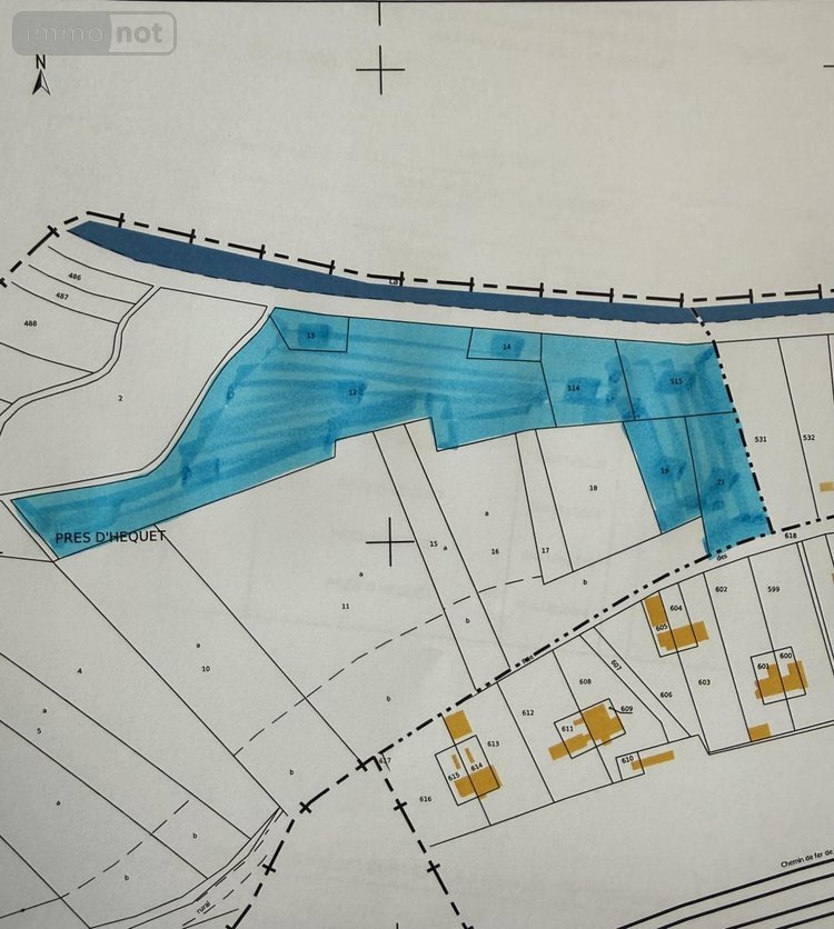 Terrains de loisirs bois etangs a vendre Glisy 80440 Somme 15055 m2  110000 euros