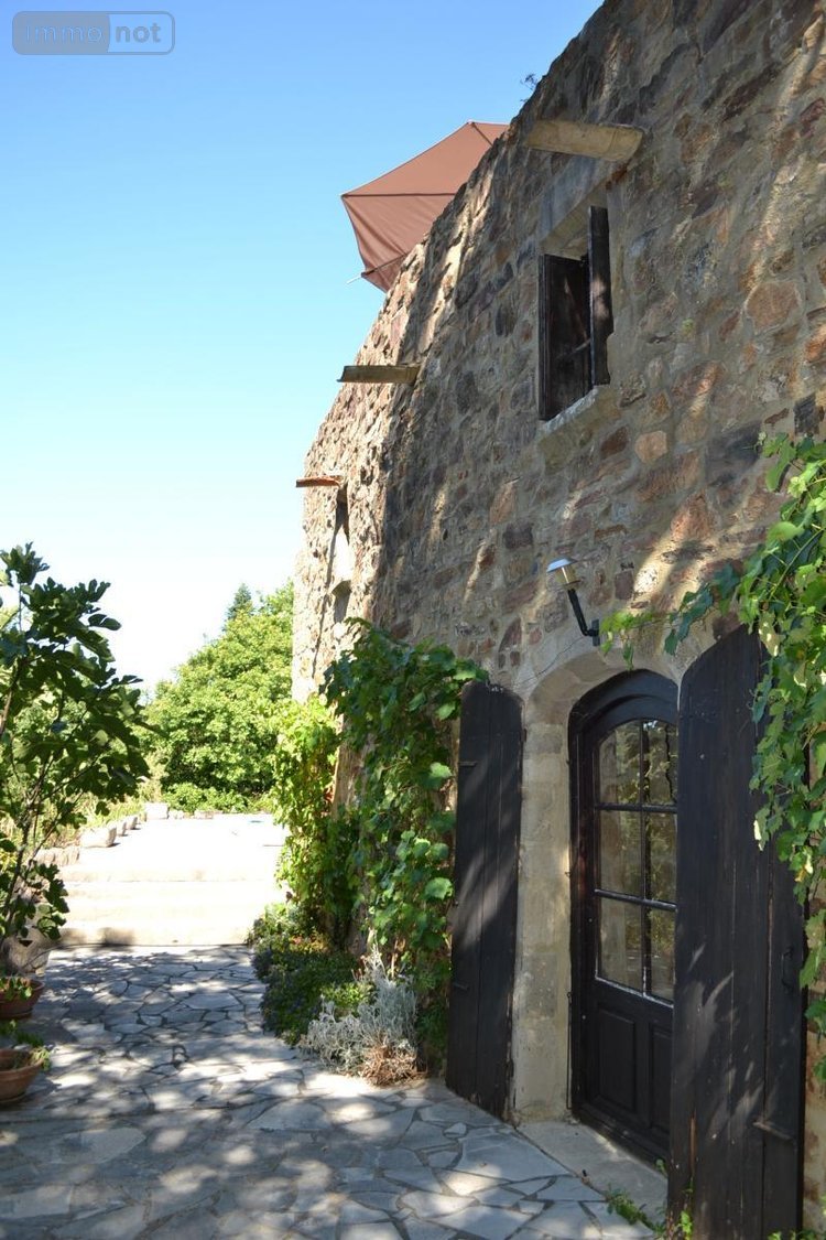 Maison a vendre Chassiers 07110 Ardèche 164 m2 8 pièces 446000 euros