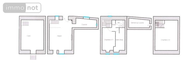 Maison a vendre Saint-Christophe-du-Jambet 72170 Sarthe 80 m2 3 pièces 58780 euros