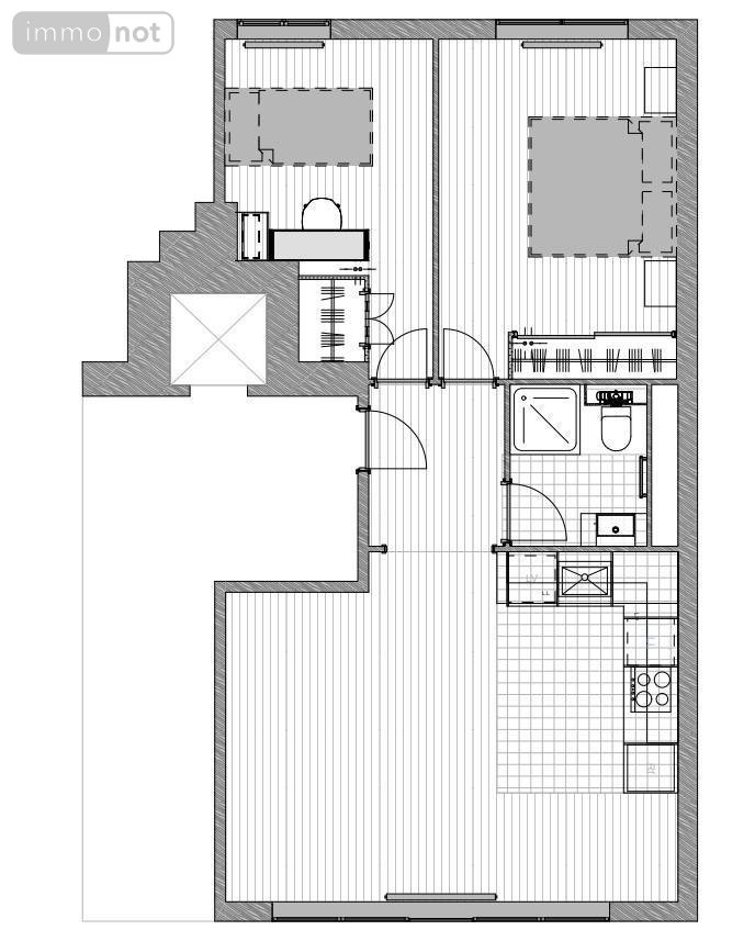 Appartement a vendre Paris 16e arrondissement 75016 Paris 57 m2 3 pièces 640000 euros