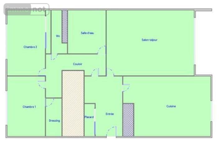 Appartement a vendre Montargis 45200 Loiret 61 m2 3 pièces 54000 euros