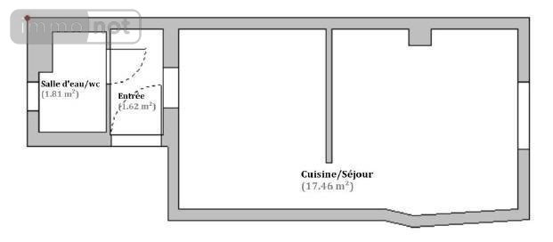 Appartement a vendre Paris 20e arrondissement 75020 Paris 21 m2 1 pièce 179500 euros
